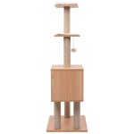 vidaXL Ansamblu pentru pisici, covoraș din funie de sisal, 123 cm vidaXL Ansamblu pentru pisici, covoraș din funie de sisal, 123 cm