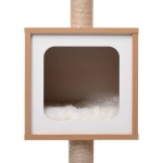 vidaXL Ansamblu pentru pisici, covoraș din funie de sisal, 123 cm vidaXL Ansamblu pentru pisici, covoraș din funie de sisal, 123 cm