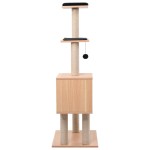 vidaXL Ansamblu pentru pisici, covoraș din funie de sisal, 123 cm vidaXL Ansamblu pentru pisici, covoraș din funie de sisal, 123 cm