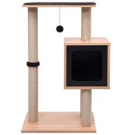 vidaXL Ansamblu pentru pisici, covoraș din funie de sisal, 82 cm vidaXL Ansamblu pentru pisici, covoraș din funie de sisal, 82 cm