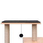 vidaXL Ansamblu pentru pisici, covoraș din funie de sisal, 82 cm vidaXL Ansamblu pentru pisici, covoraș din funie de sisal, 82 cm