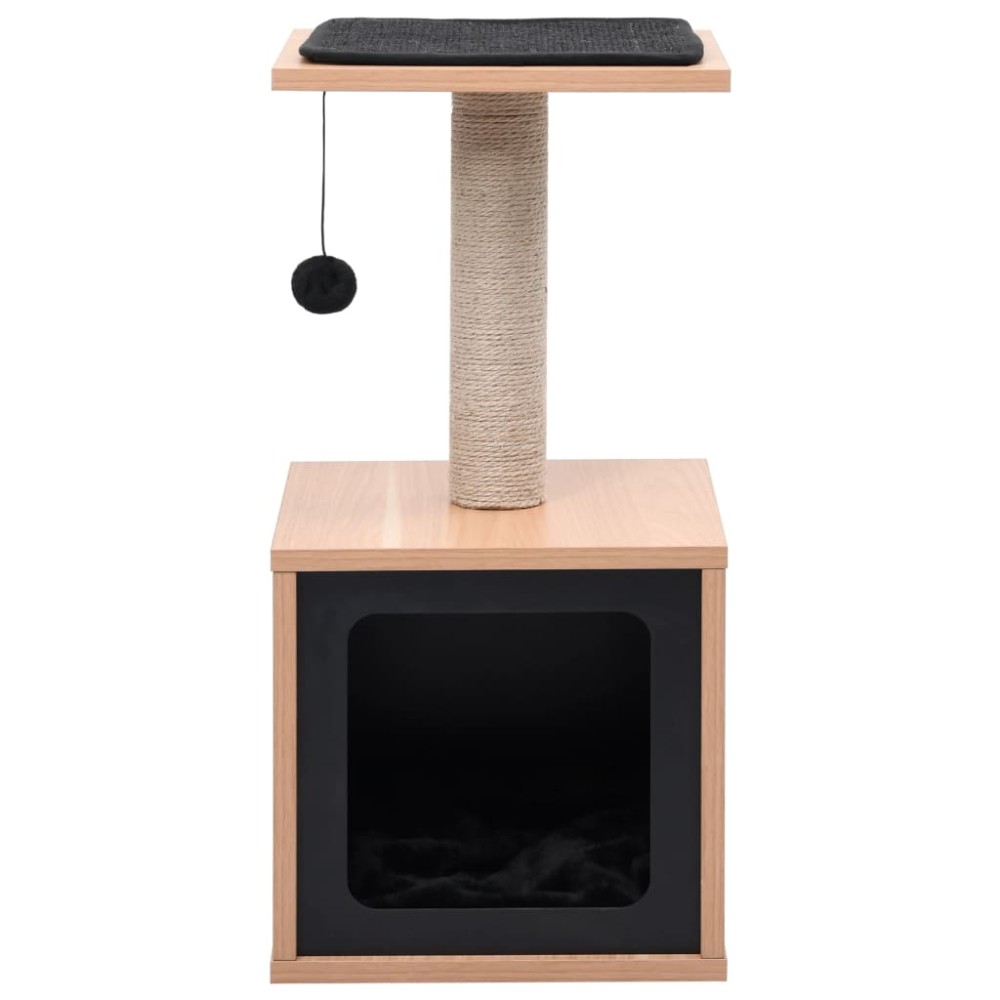 vidaXL Ansamblu pentru pisici, covoraș din funie de sisal, 62 cm