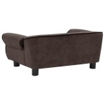 vidaXL Canapea pentru câini, maro, 72 x 45 x 30 cm, pluș vidaXL Canapea pentru câini, maro, 72 x 45 x 30 cm, pluș