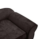 vidaXL Canapea pentru câini, maro, 72 x 45 x 30 cm, pluș vidaXL Canapea pentru câini, maro, 72 x 45 x 30 cm, pluș
