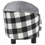vidaXL Canapea pentru câini, gri, 68 x 38 x 38 cm, pluș vidaXL Canapea pentru câini, gri, 68 x 38 x 38 cm, pluș