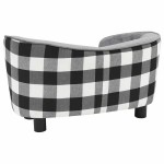 vidaXL Canapea pentru câini, gri, 68 x 38 x 38 cm, pluș vidaXL Canapea pentru câini, gri, 68 x 38 x 38 cm, pluș