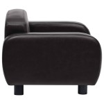 vidaXL Canapea pentru câini, negru, 80 x 50 x 40 cm, piele ecologică vidaXL Canapea pentru câini, negru, 80 x 50 x 40 cm, piele ecologică