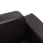 vidaXL Canapea pentru câini, maro, 80 x 50 x 40 cm, piele ecologică vidaXL Canapea pentru câini, maro, 80 x 50 x 40 cm, piele ecologică