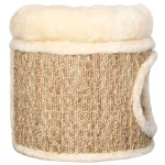 vidaXL Căsuță de pisici luxoasă cu pernă, 33 cm, iarbă de mare vidaXL Căsuță de pisici luxoasă cu pernă, 33 cm, iarbă de mare