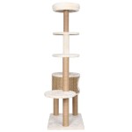 vidaXL Ansamblu pisici cu pernă & stâlp de zgâriat 148cm iarbă de mare vidaXL Ansamblu pisici cu pernă & stâlp de zgâriat 148cm iarbă de mare