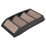 vidaXL Scară pentru câini pliabilă, negru, 62 x 40 x 49,5 cm
