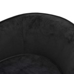 vidaXL Canapea pentru câini, negru, 69x49x40 cm, pluș vidaXL Canapea pentru câini, negru, 69x49x40 cm, pluș