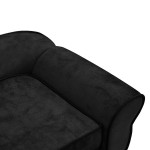 vidaXL Canapea pentru câini, negru, 72x45x30 cm, pluș vidaXL Canapea pentru câini, negru, 72x45x30 cm, pluș