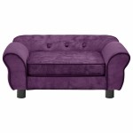 vidaXL Canapea pentru câini, vișiniu, 72x45x30 cm, pluș vidaXL Canapea pentru câini, vișiniu, 72x45x30 cm, pluș
