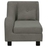 vidaXL Canapea pentru câini cu pernă, gri închis, 83x44x44 cm, pluș vidaXL Canapea pentru câini cu pernă, gri închis, 83x44x44 cm, pluș