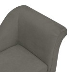vidaXL Canapea pentru câini cu pernă, gri închis, 83x44x44 cm, pluș vidaXL Canapea pentru câini cu pernă, gri închis, 83x44x44 cm, pluș