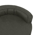 vidaXL Saltea ergonomică pat de câini, gri închis, 75x53 cm, aspect in vidaXL Saltea ergonomică pat de câini, gri închis, 75x53 cm, aspect in