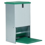 vidaXL Dozator automat de hrană pentru păsări de curte cu banda 20 kg vidaXL Dozator automat de hrană pentru păsări de curte cu banda 20 kg