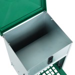 vidaXL Dozator automat de hrană pentru păsări de curte cu banda 20 kg vidaXL Dozator automat de hrană pentru păsări de curte cu banda 20 kg