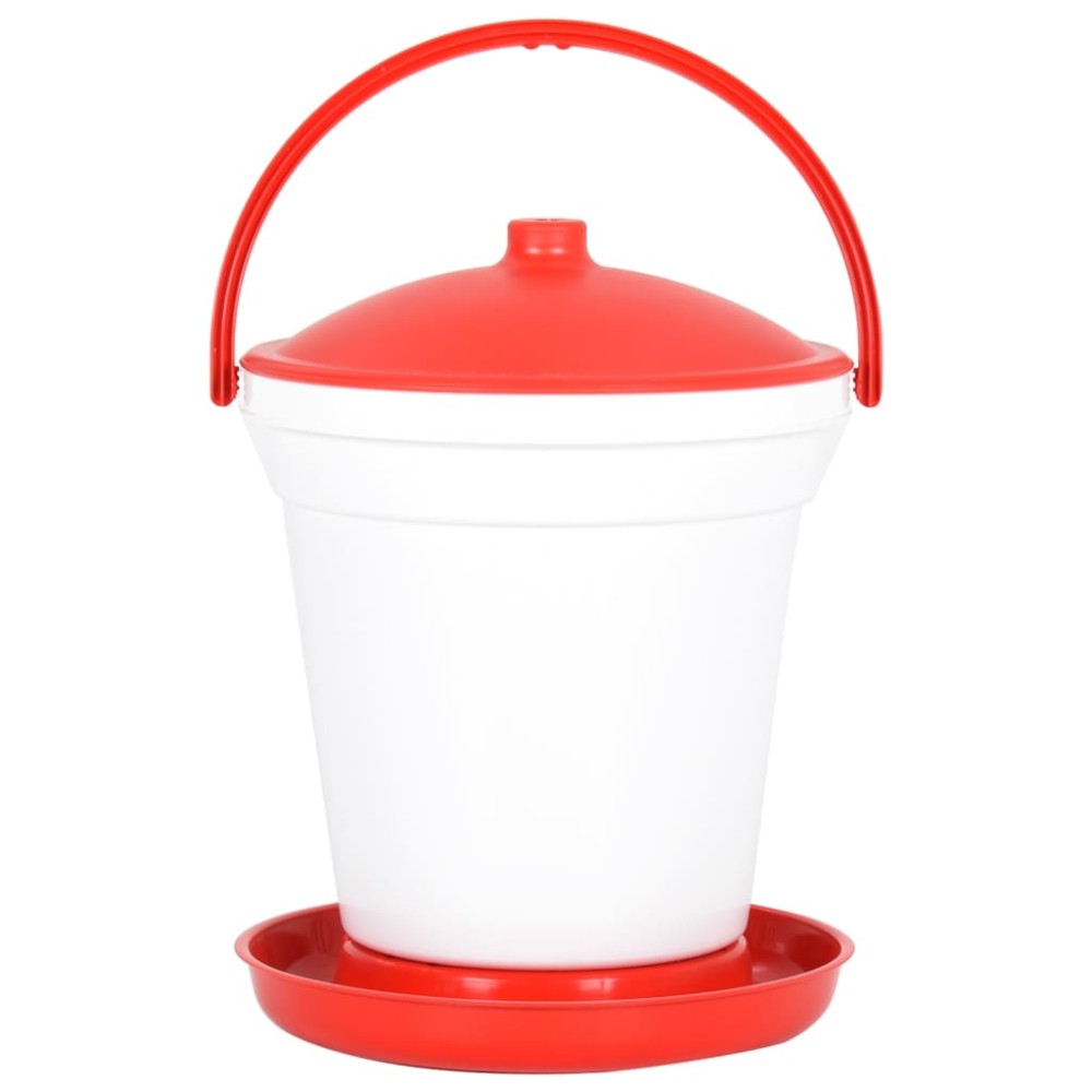 vidaXL Dozator automat de apă pentru păsări de curte, 18 L
