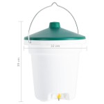 vidaXL Adăpătoare pentru păsări cu nipluri, 12 L vidaXL Adăpătoare pentru păsări cu nipluri, 12 L