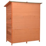 vidaXL Magazie grădină pentru unelte, 136x75x160 cm, lemn masiv brad vidaXL Magazie grădină pentru unelte, 136x75x160 cm, lemn masiv brad