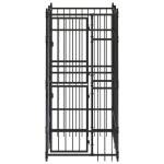 vidaXL Padoc pentru câini de exterior, 1,84 m², oțel vidaXL Padoc pentru câini de exterior, 1,84 m², oțel