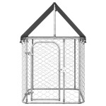 vidaXL Padoc pentru câini de exterior, cu acoperiș, 100x100x150 cm vidaXL Padoc pentru câini de exterior, cu acoperiș, 100x100x150 cm