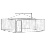vidaXL Padoc pentru câini de exterior, cu acoperiș, 300x300x150 cm vidaXL Padoc pentru câini de exterior, cu acoperiș, 300x300x150 cm