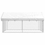 vidaXL Padoc pentru câini de exterior, cu acoperiș, 300x300x150 cm vidaXL Padoc pentru câini de exterior, cu acoperiș, 300x300x150 cm