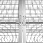 vidaXL Cușcă pentru iepuri, gri, 201,5x80,5x71 cm, oțel galvanizat vidaXL Cușcă pentru iepuri, gri, 201,5x80,5x71 cm, oțel galvanizat