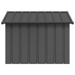 vidaXL Casă pentru câini antracit 116,5x103x81,5 cm oțel galvanizat vidaXL Casă pentru câini antracit 116,5x103x81,5 cm oțel galvanizat