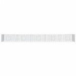 vidaXL Cușcă pentru iepuri, 5 panouri, 541x109x54 cm, fier galvanizat vidaXL Cușcă pentru iepuri, 5 panouri, 541x109x54 cm, fier galvanizat