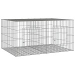 vidaXL Cușcă pentru iepuri, 2 panouri, 110x79x54 cm, fier galvanizat vidaXL Cușcă pentru iepuri, 2 panouri, 110x79x54 cm, fier galvanizat
