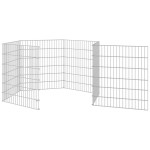 vidaXL Adăpost pentru animale cu 6 panouri, 54x60 cm, fier galvanizat vidaXL Adăpost pentru animale cu 6 panouri, 54x60 cm, fier galvanizat