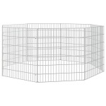 vidaXL Adăpost pentru animale cu 8 panouri, 54x60 cm, fier galvanizat vidaXL Adăpost pentru animale cu 8 panouri, 54x60 cm, fier galvanizat