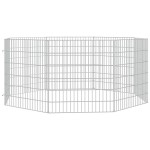 vidaXL Adăpost pentru animale cu 8 panouri, 54x60 cm, fier galvanizat vidaXL Adăpost pentru animale cu 8 panouri, 54x60 cm, fier galvanizat