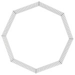 vidaXL Adăpost pentru animale cu 8 panouri, 54x60 cm, fier galvanizat vidaXL Adăpost pentru animale cu 8 panouri, 54x60 cm, fier galvanizat