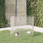 vidaXL Adăpost pentru animale cu 6 panouri, 54x80 cm, fier galvanizat vidaXL Adăpost pentru animale cu 6 panouri, 54x80 cm, fier galvanizat