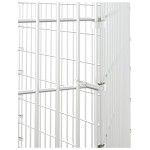 vidaXL Adăpost pentru animale cu 6 panouri, 54x80 cm, fier galvanizat vidaXL Adăpost pentru animale cu 6 panouri, 54x80 cm, fier galvanizat