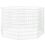 vidaXL Adăpost pentru animale cu 8 panouri, 54x80 cm, fier galvanizat vidaXL Adăpost pentru animale cu 8 panouri, 54x80 cm, fier galvanizat