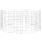 vidaXL Adăpost pentru animale cu 10 panouri, 54x80 cm, fier galvanizat vidaXL Adăpost pentru animale cu 10 panouri, 54x80 cm, fier galvanizat