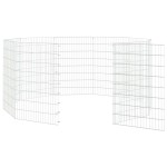 vidaXL Adăpost pentru animale cu 10 panouri, 54x80 cm, fier galvanizat vidaXL Adăpost pentru animale cu 10 panouri, 54x80 cm, fier galvanizat