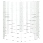 vidaXL Adăpost pentru animale cu 6 panouri, 54x100 cm, fier galvanizat