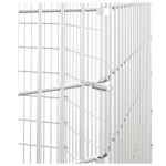vidaXL Adăpost pentru animale cu 8 panouri, 54x100 cm, fier galvanizat vidaXL Adăpost pentru animale cu 8 panouri, 54x100 cm, fier galvanizat