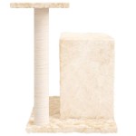 vidaXL Ansamblu de pisici cu stâlp din funie de sisal, crem, 51 cm vidaXL Ansamblu de pisici cu stâlp din funie de sisal, crem, 51 cm