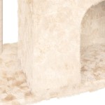vidaXL Ansamblu de pisici cu stâlp din funie de sisal, crem, 51 cm vidaXL Ansamblu de pisici cu stâlp din funie de sisal, crem, 51 cm