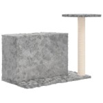 vidaXL Ansamblu pisici, stâlpi din funie sisal, gri deschis, 51 cm