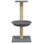 vidaXL Ansamblu de pisici, stâlp din funie sisal, gri deschis, 74 cm vidaXL Ansamblu de pisici, stâlp din funie sisal, gri deschis, 74 cm
