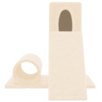 vidaXL Ansamblu de pisici cu stâlp din funie de sisal, crem, 59 cm vidaXL Ansamblu de pisici cu stâlp din funie de sisal, crem, 59 cm